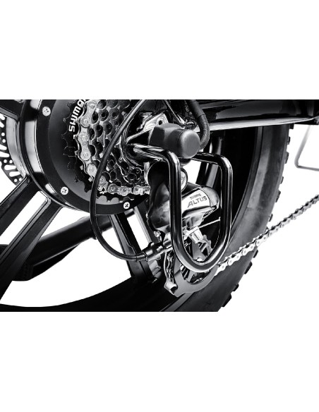 E-bike Bici Pieghevole 250 watt Bianco Iceberg-X5