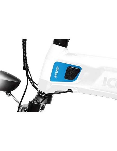 E-bike Bici Pieghevole 250 watt Bianco Iceberg-X5