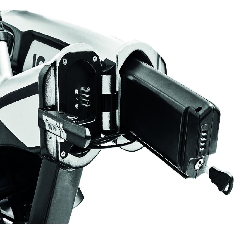 E-bike Bici Pieghevole 250 watt Bianco Iceberg-X5