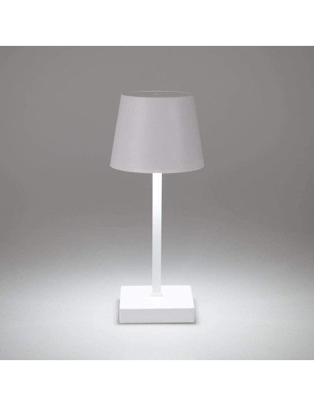 Lampada da tavolo touch senza fili mini Bianca Nera