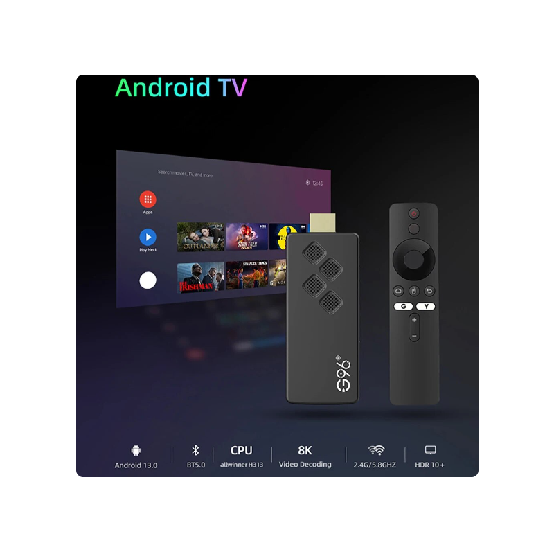 Android TV Stick Dispositivo di Streaming 4K