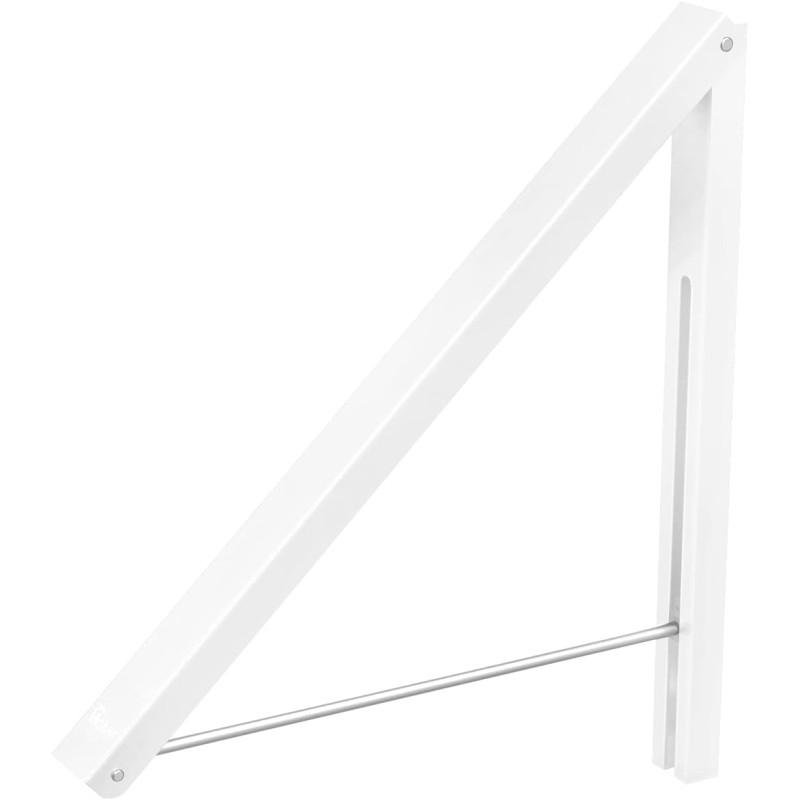 Appendiabiti pieghevole a parete retrattile, in...