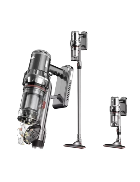 Aspirapolvere Verticale 1400W Senza Sacco | Scopa Elettrica Potente con Cavo 4m