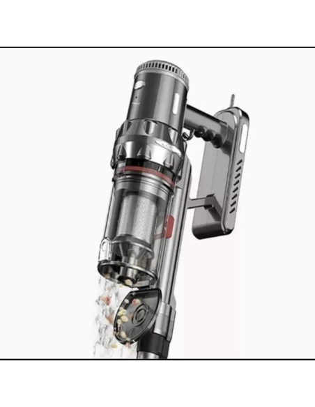 Aspirapolvere Verticale 1400W Senza Sacco | Scopa Elettrica Potente con Cavo 4m