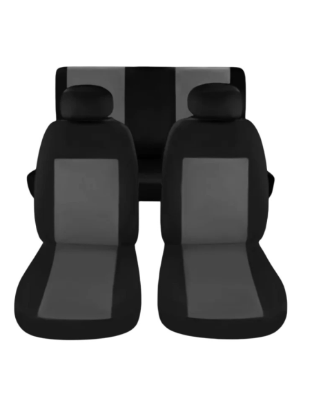 Coprisedili Auto Universali Grigi – Fodere Compatibili Anteriori + Posteriori