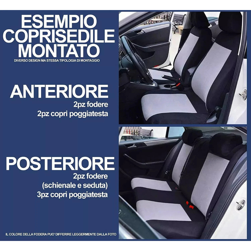 Coprisedili Auto Universali Blu – Fodere...
