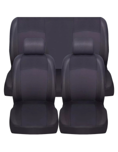 Coprisedili Auto Universali Nero – Fodere Compatibili... 2