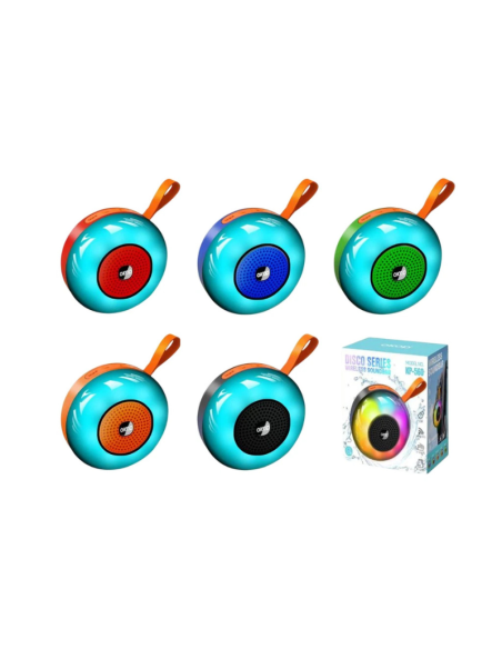 Altoparlante Bluetooth OKOP KP-560 Portatile 5W con LED, USB, SD, Radio FM, MP3