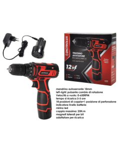 Trapano Avvitatore LED 12V. Ricar.