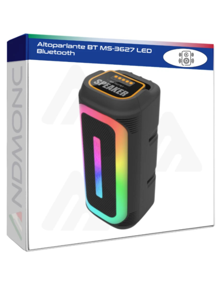 Altoparlante BT MS-3627 LED Bluetooth