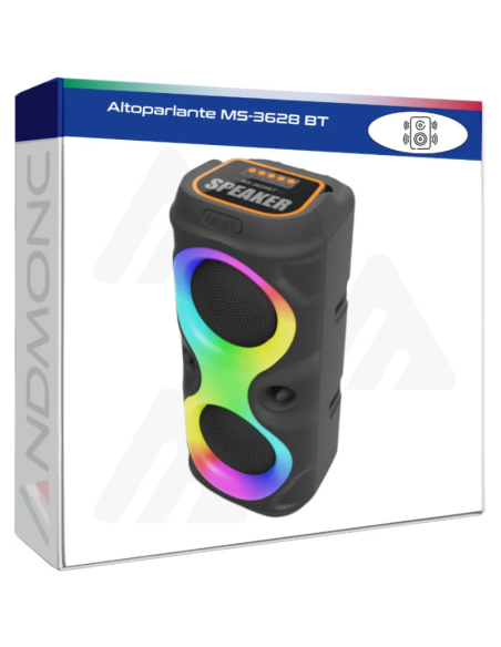Altoparlante Bluetooth MS-3628 BT LED