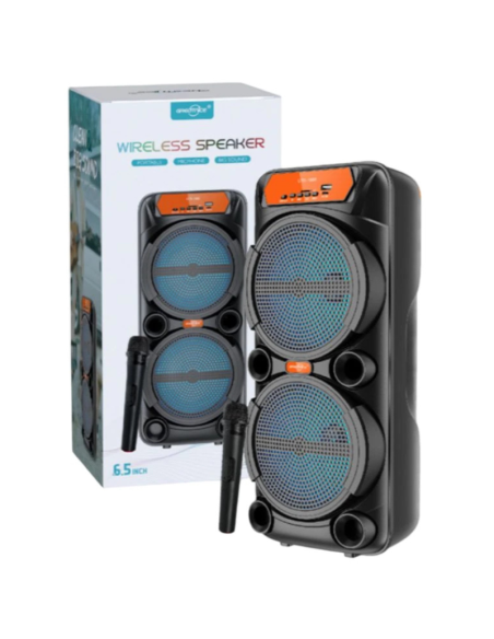 Altoparlante con Microfono, wireless, GTS-1880BT, 18,5x16,1x42,6cm
