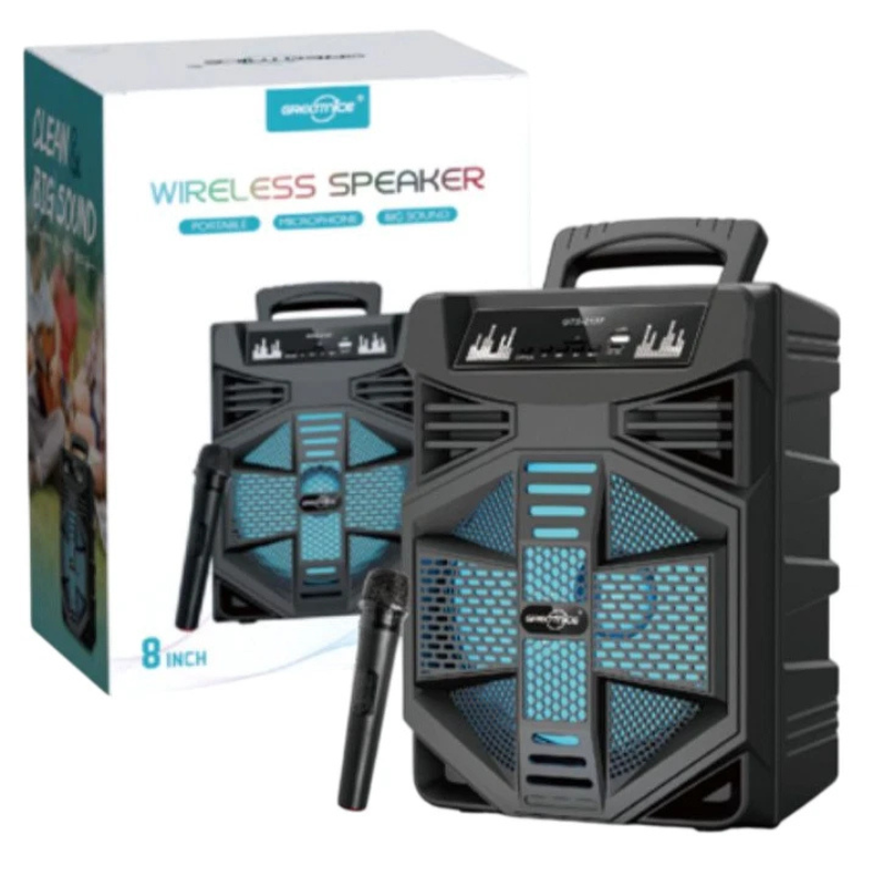 Altoparlante con Microfono, Wireless, GTS-2137,...
