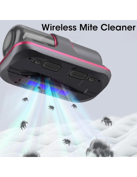 Aspirapolvere portatile rimuovi acari letto, tende