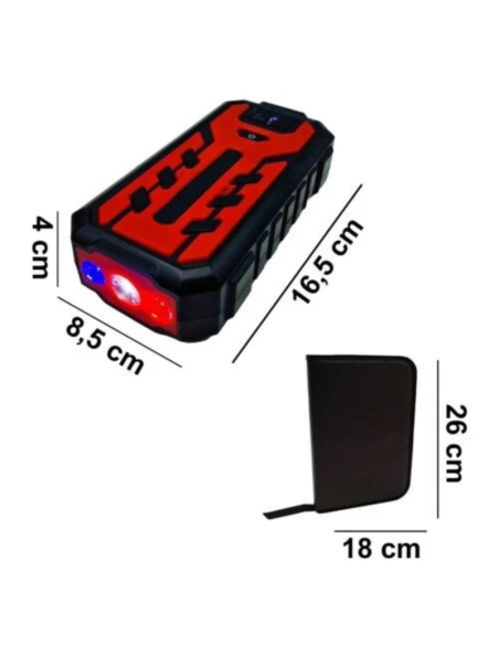 Avviatore Batteria Auto 20000mAh Andowl Q-D1020 | Jump Starter Power Bank LED