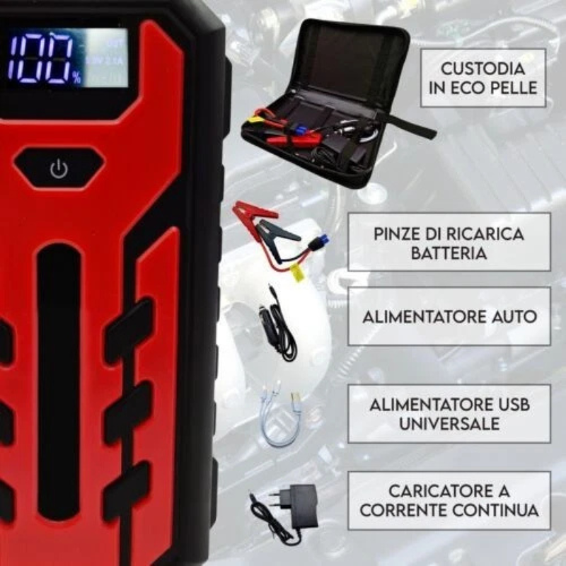 Avviatore Batteria Auto 20000mAh Andowl Q-D1020...