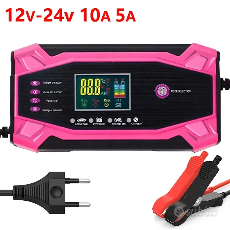 Caricabatteria e mantenitore di carica per Auto...
