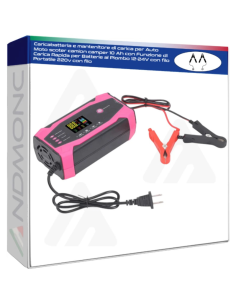 Caricabatteria e mantenitore di carica per Auto Moto...