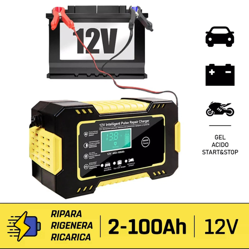 Caricabatterie Auto Moto Camper 12V |...