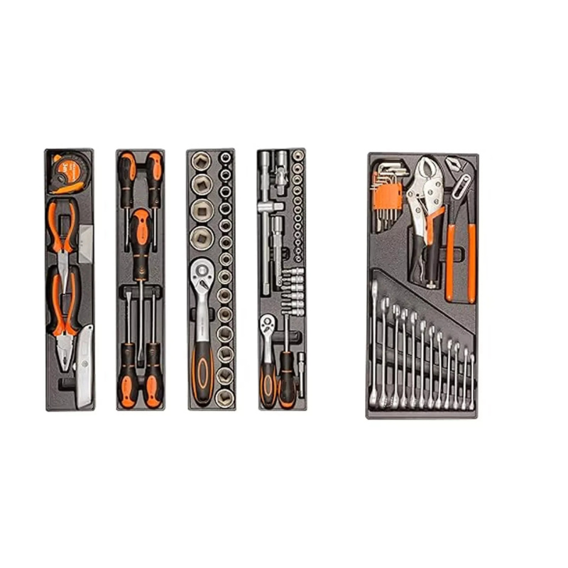 Set Attrezzi 85 Pezzi con Valigetta  Chiavi,...