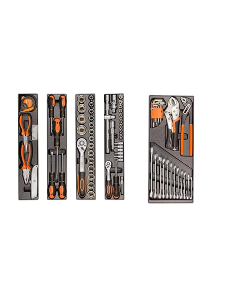 Set Attrezzi 85 Pezzi con Valigetta  Chiavi, Pinze, Utensili  5 Scomparti