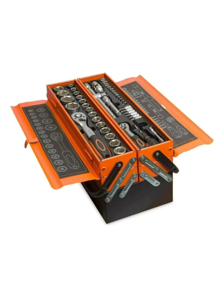 Set Attrezzi 85 Pezzi con Valigetta  Chiavi, Pinze, Utensili  5 Scomparti