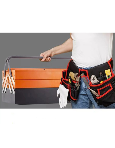 Set Attrezzi 85 Pezzi con Valigetta  Chiavi, Pinze, Utensili  5 Scomparti