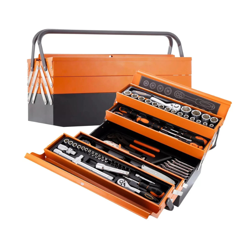 Set Attrezzi 85 Pezzi con Valigetta  Chiavi,...