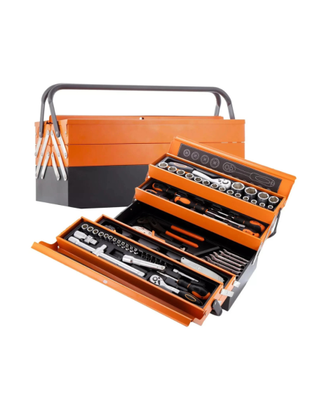 Set Attrezzi 85 Pezzi con Valigetta  Chiavi, Pinze, Utensili  5 Scomparti
