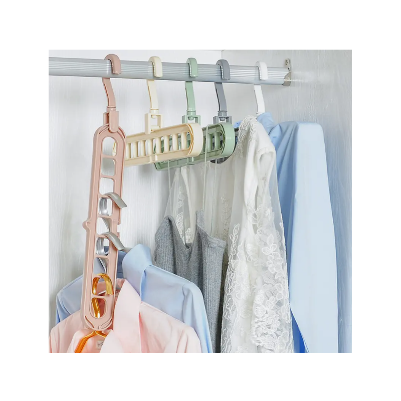 6pz. Grucce Appendiabiti Multifunzionale