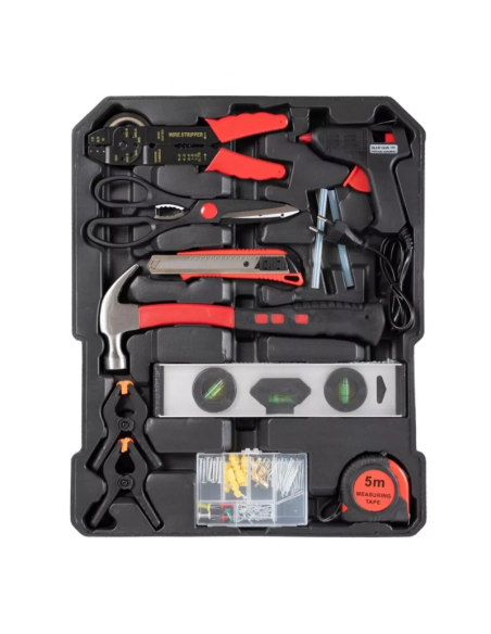 Valigia Attrezzi 849 Pezzi con Trolley – Cassetta Utensili da Lavoro Completa