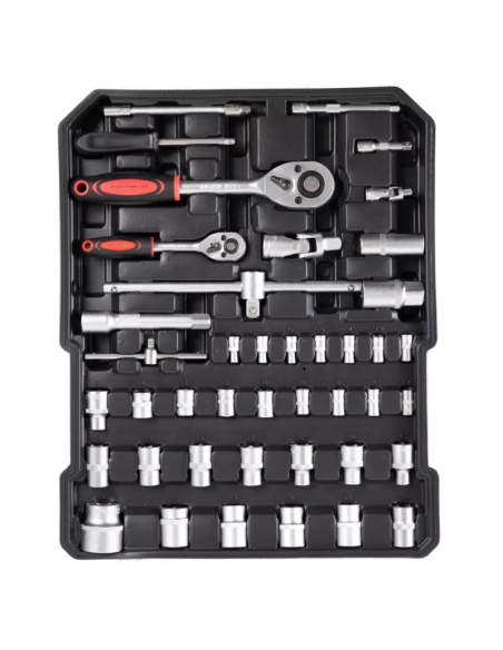 Valigia Attrezzi 849 Pezzi con Trolley – Cassetta Utensili da Lavoro Completa