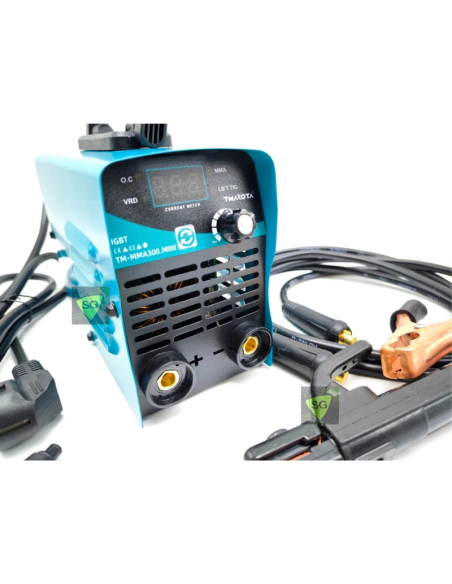 Saldatrice Mini Inverter 300A Portatile Elettrodo MMA + Accessori Inclusi