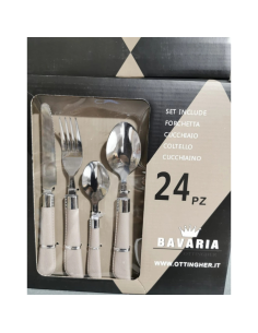 Set Posate 24 Pezzi Colore Tortora – Art. 5011 Elegante... 2