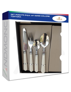 Set Posate 24 Pezzi Colore Tortora – Modello 5293...