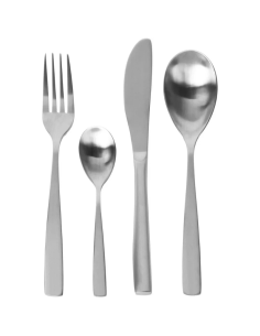 Servizio posate in acciaio inox 24 pezzi Kisara Satin 2