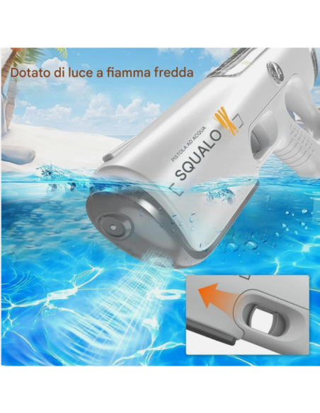 Pistola ad Acqua Elettrica, Pistola ad Acqua per Bambini e Adulti