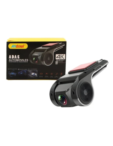 Dash Cam Auto 4K Andowl Q-CA17 ADAS G-Sensor Visione Notturna Grandangolo