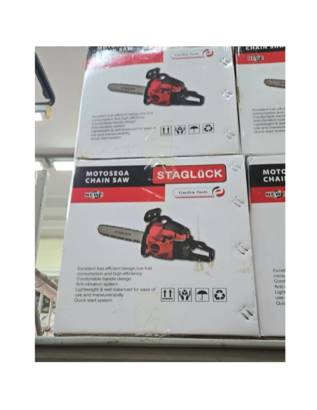 Motosega a Scoppio 52cc Lama 50cm Anti Vibrazioni con Blocco Catena