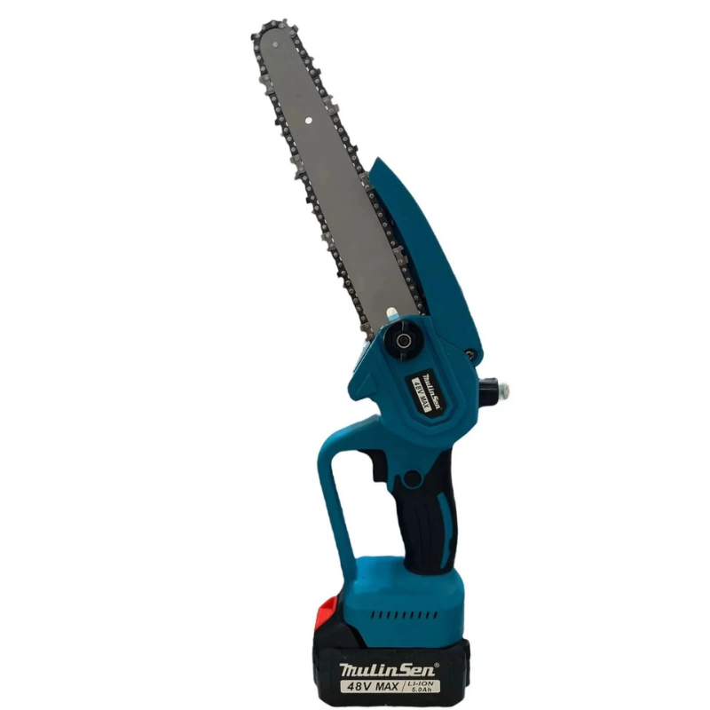 Motosega Elettrica 8" 48V 5.0Ah 2 Batterie |...