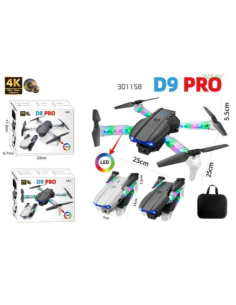 Drone con Fotocamera 4K e Luci LED + Valigetta