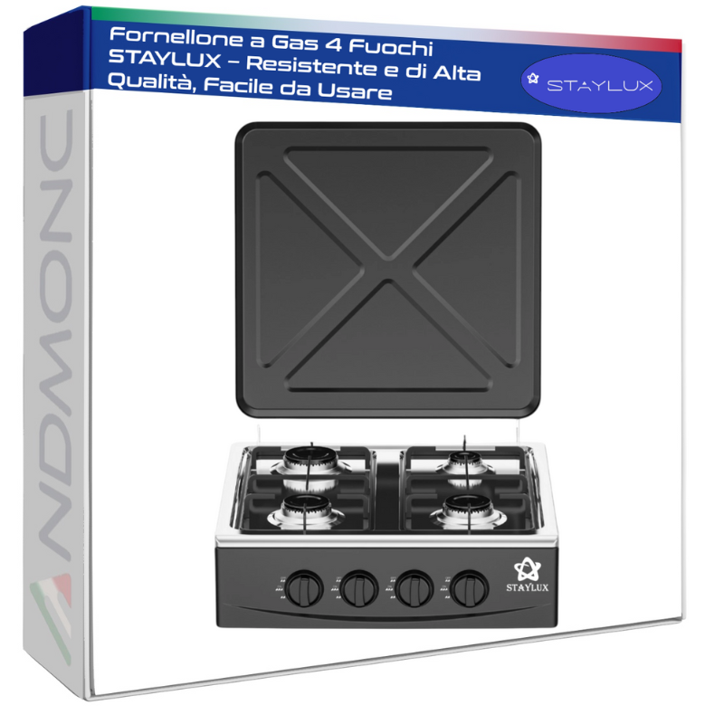 Fornellone a Gas 4 Fuochi STAYLUX – Resistente...