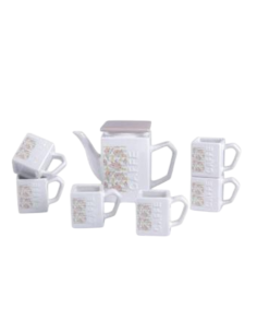 Set Caffè 7pz. Peonias 82239 Ceramica
