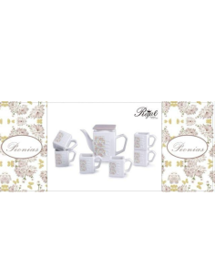 Set Caffè 7pz. Peonias 82239 Ceramica 2