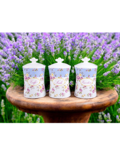 Tris barattoli Caffè,zucchero,sale art.82265 Ceramica 2