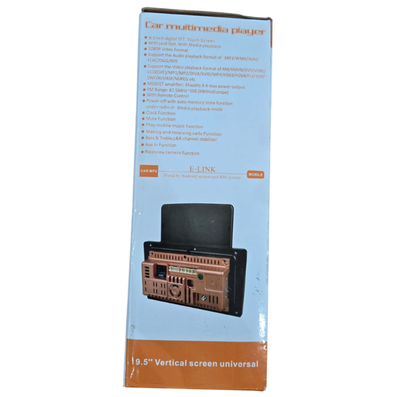 Autoradio 9,5" Verticale GPS,WIFI