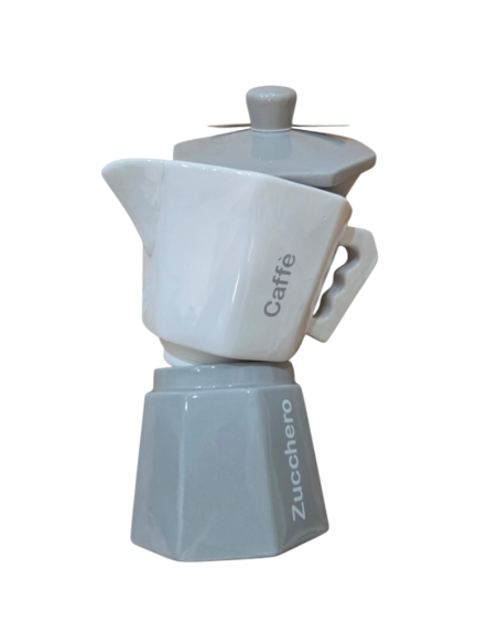 Barattolo Caffè,zucchero Grigio bianco