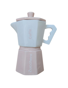 Barattolo Caffè,zucchero Rosa bianco