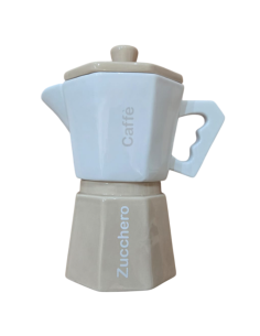 Barattolo Caffè,zucchero Tortora bianco