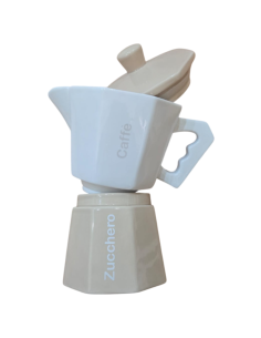 Barattolo Caffè,zucchero Tortora bianco 2